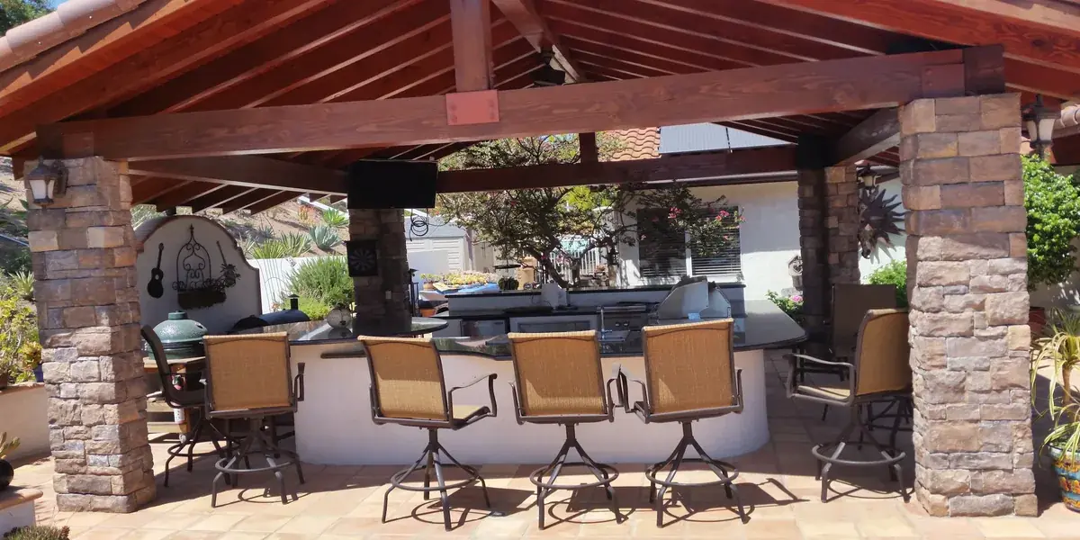 Stucco finish on modern home