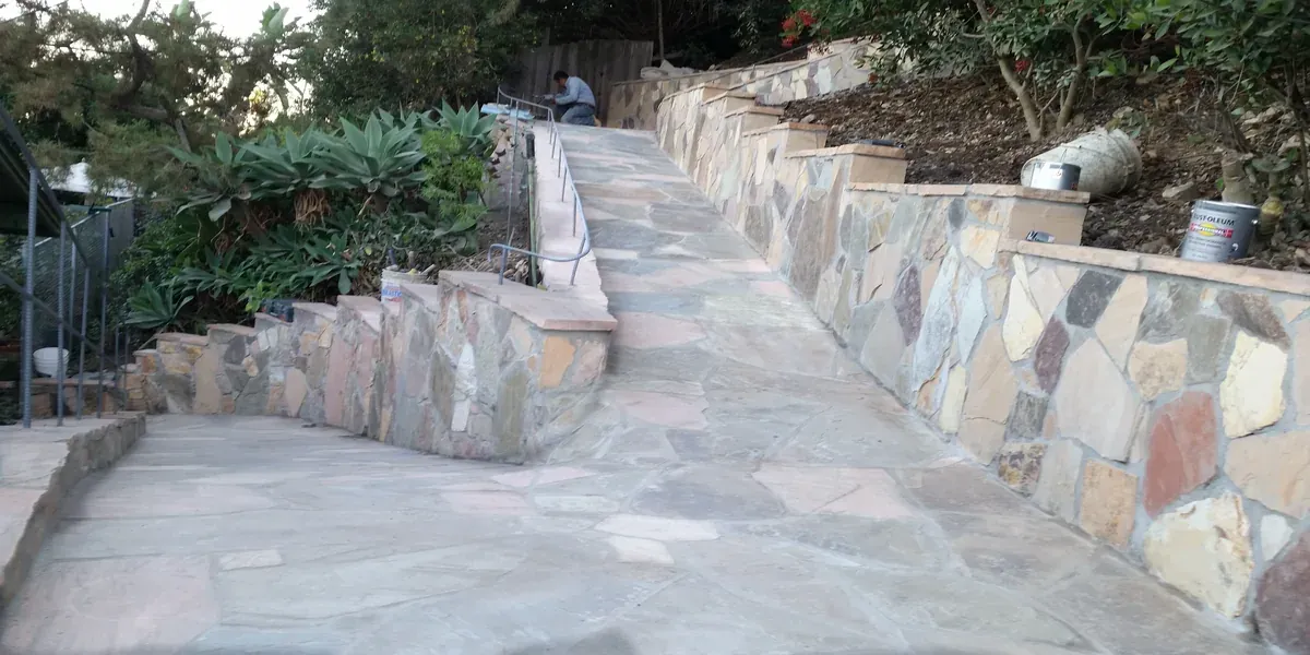 Stucco finish on modern home