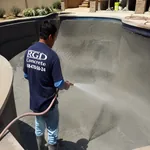 Wet curing process