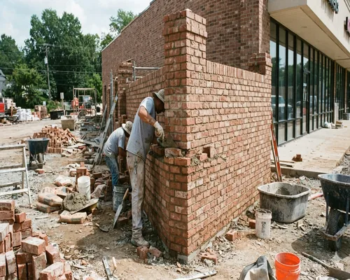 Commercial Bricklaying Construction LA Office